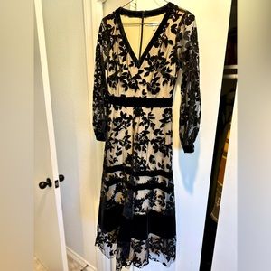 Neiman Marcus Long Sleeve Dress